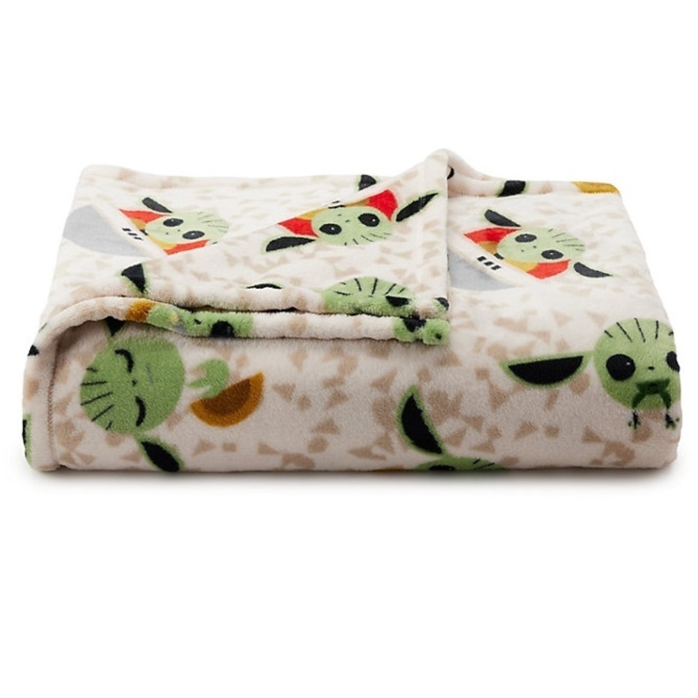 Star Wars Mandalorian Oversized Super‎ Soft Grogu Toss Printed Plush Throw